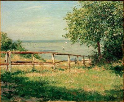 Field by the Sea, Trouville by Gustave Caillebotte